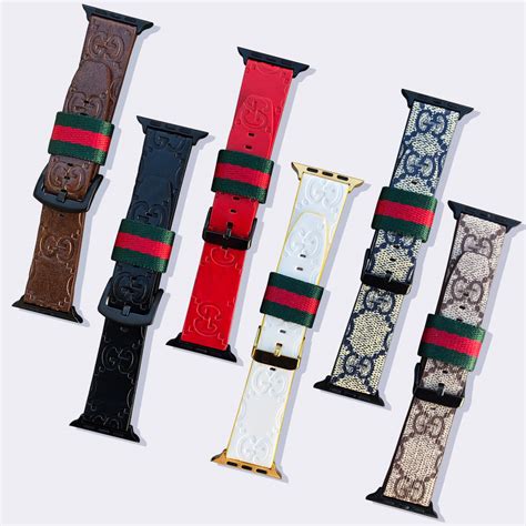 gucci iwatch face|Gucci apple watch band 45mm.